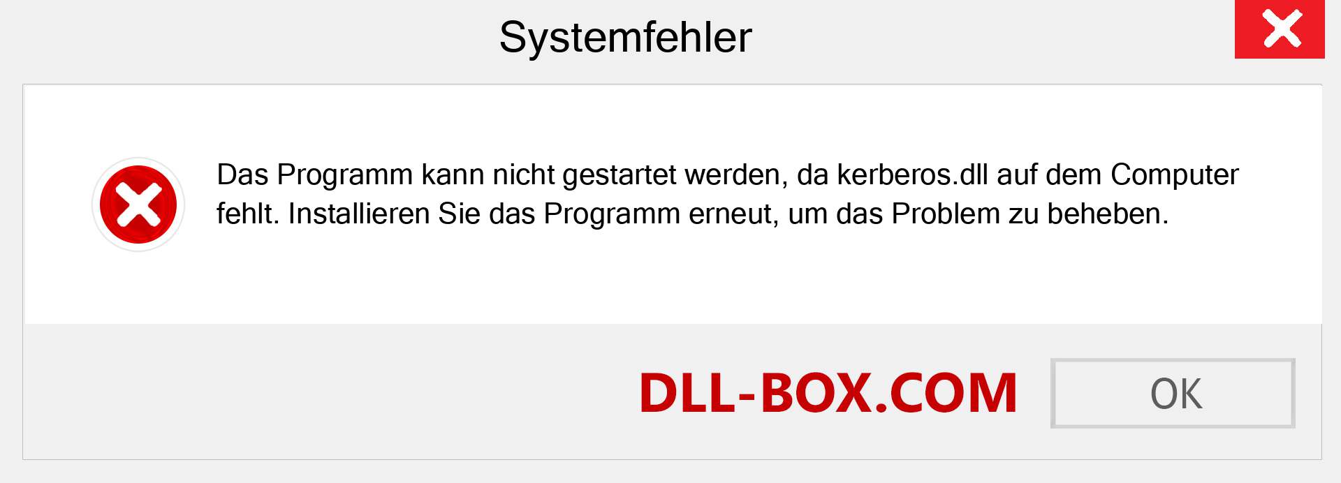 kerberos.dll-Datei fehlt?. Download für Windows 7, 8, 10 - Fix kerberos dll Missing Error unter Windows, Fotos, Bildern