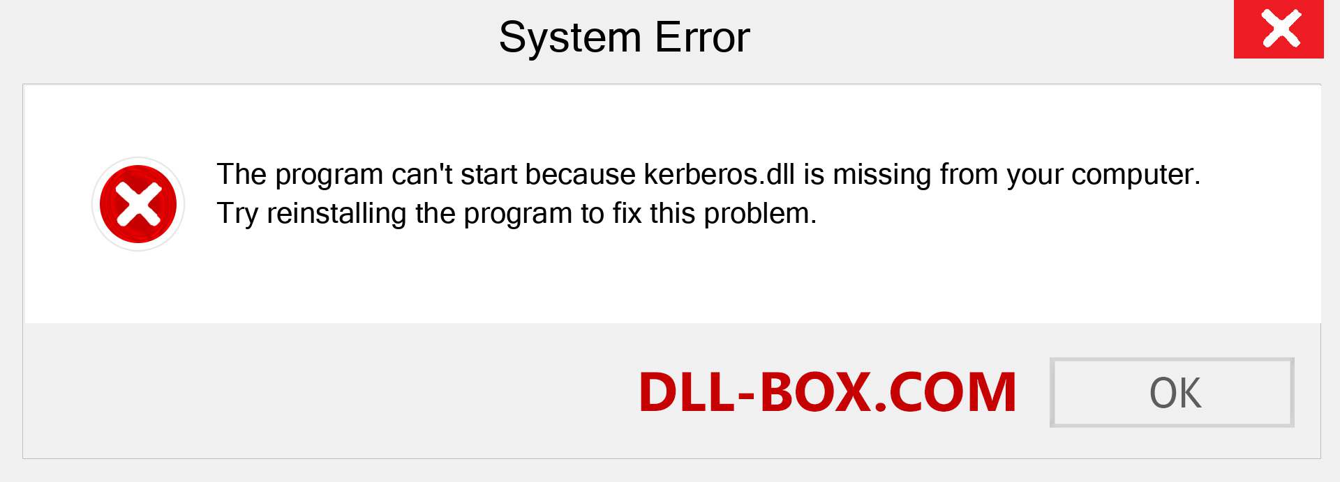  kerberos.dll file is missing?. Download for Windows 7, 8, 10 - Fix  kerberos dll Missing Error on Windows, photos, images
