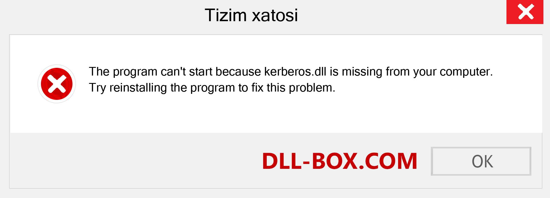 kerberos.dll fayli yo'qolganmi?. Windows 7, 8, 10 uchun yuklab olish - Windowsda kerberos dll etishmayotgan xatoni tuzating, rasmlar, rasmlar